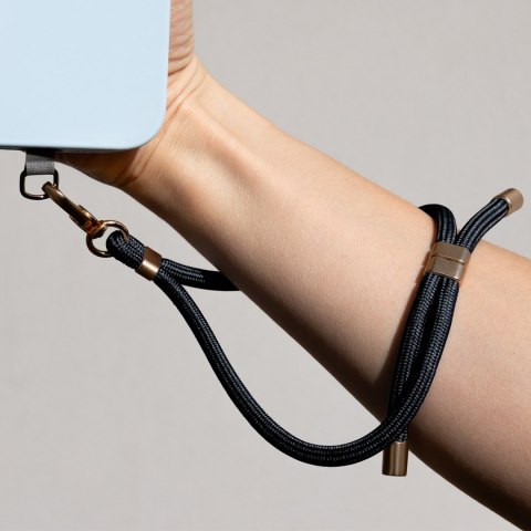 Smycz uniwersalna na nadgarstek Elegant czarna