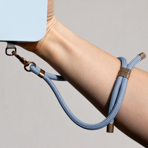 Smycz uniwersalna na nadgarstek Elegant jasnoniebieska